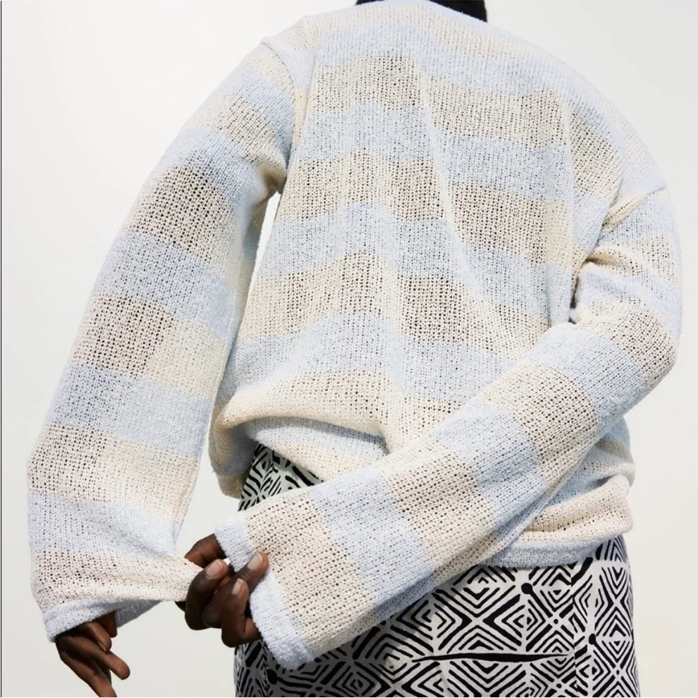 Zara Striped Rustic Sweater - Picture 2 of 7